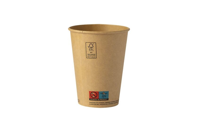 Kozarec Take Away papirnat 8OZ RJAV 240 mL INT. (50/1) kozarci-krozniki-in-pribor/Q531002KRFSC