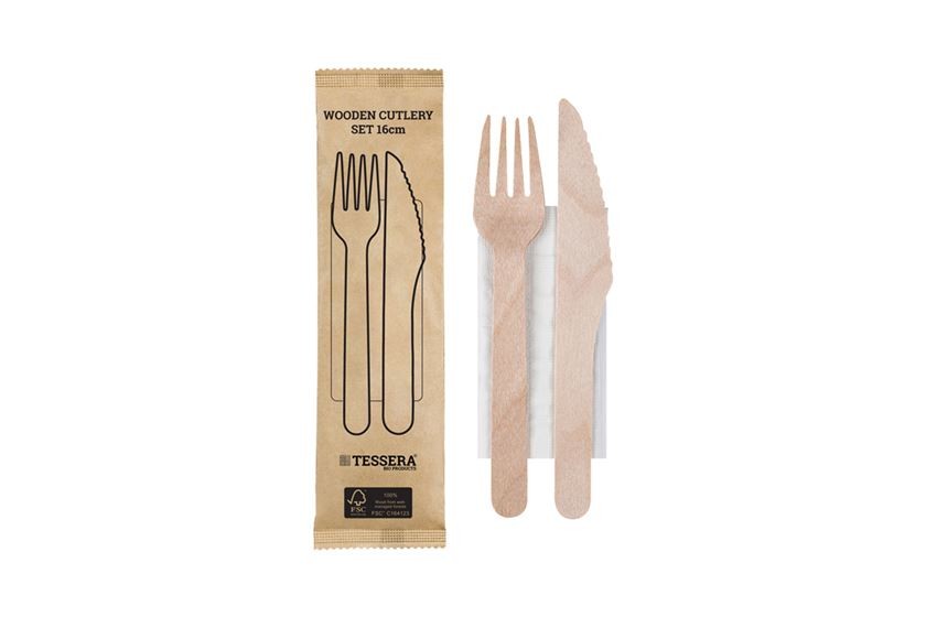 Set pribor NATUR (16 cm leseni: vilica, nož-prtiček ) (100/1) kozarci-krozniki-in-pribor/QA1035FSC-set
