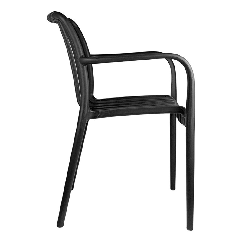 Vrtni stol SUPRA-TEK ČRN PP, 52 x 52 x 81 cm (4 kosi) mize-in-stoli/270.43-IMG-01
