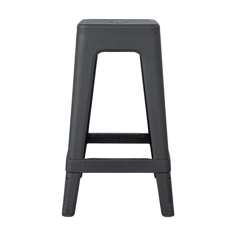 Barski stol SUPRA-TEK ČRN PP, 39 x 39 x 65 cm (4 kosi)  mize-in-stoli/270.49-IMG-01