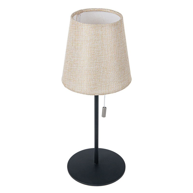 Namizna svetilka brezžična LED 3-stopenjska 12,5 x 33 cm BEŽ črna/kov namizne-lucke/266.12-IMG-MAIN