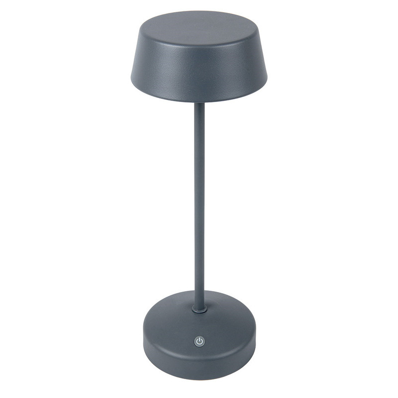 Namizna svetilka brezžična LED + dimmer 3 st. 11 x 32 cm siva/kov namizne-lucke/266.14-IMG-MAIN