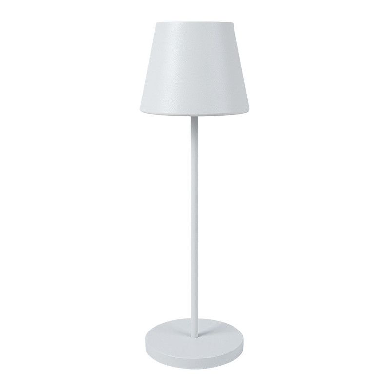 Namizna svetilka brezžična LED + dimmer 3 st. 12 x 38 cm bela/kov namizne-lucke/266.15-IMG-01