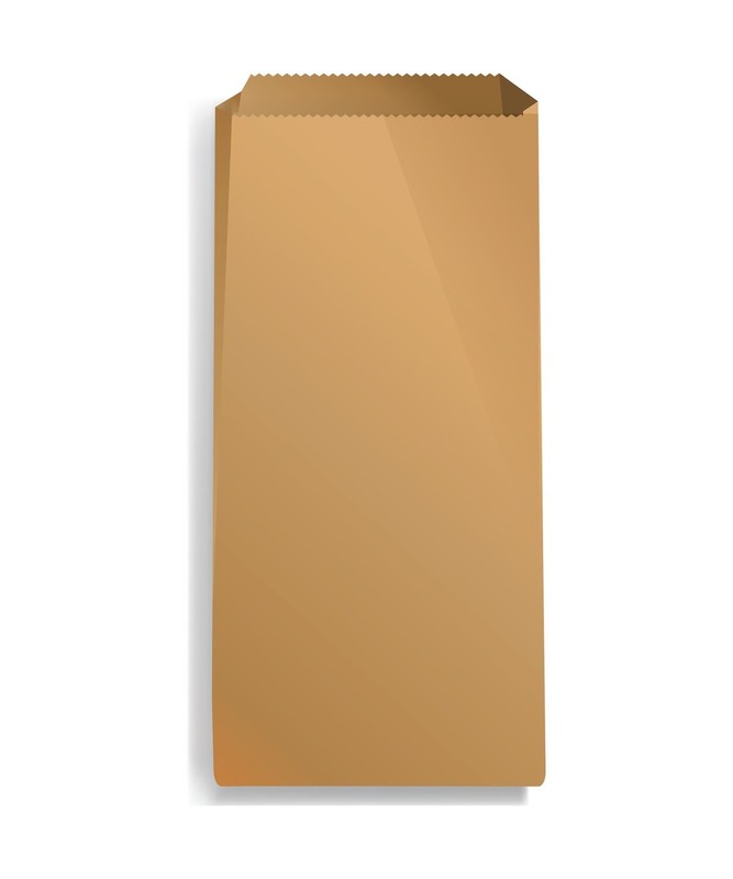 Vrečka papirnata kraft 20 x 43 cm (10kg) povoscen-papir-in-deli-vrecke/Q2043K-brez-rocaja-kraft