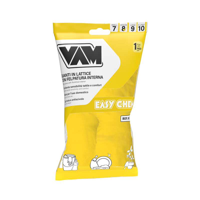 Rokavice gumi EASYCHEM RUMENE Medium (2/1) rokavice-in-zascitna-oprema/HE250-002