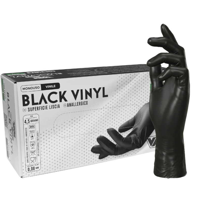 Rokavice vinil brez pudra ČRNE, Starvinyl (100/1) rokavice-in-zascitna-oprema/MCK-black-vinyl