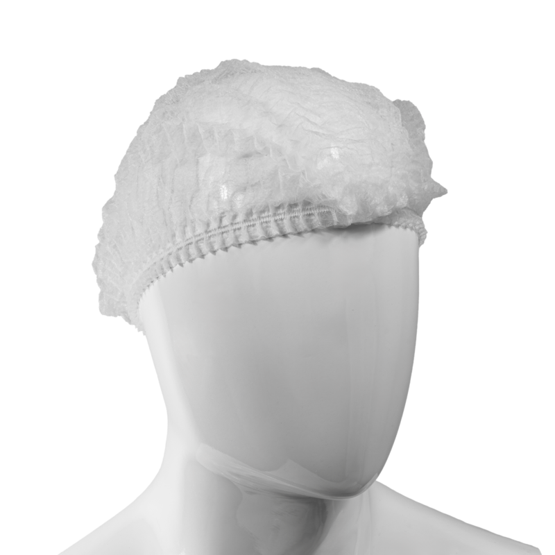 Kapa zaščitna okrogla viskozna fi 53 cm - Elast. trak (100/1) rokavice-in-zascitna-oprema/cuffia-clip-bianco