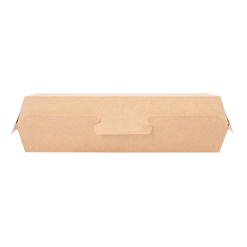 Kartonasta embalaža za HOT-DOG - ThePack - RJAVA (23,2 x 9 x 6,3 cm) (50/1) sendvici-in-hot-dogi/234.25_IMG-01