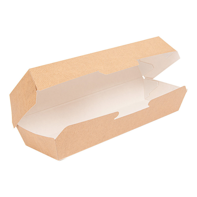 Kartonasta embalaža za HOT-DOG - ThePack - RJAVA (23,2 x 9 x 6,3 cm) (50/1) sendvici-in-hot-dogi/234.25_IMG-02