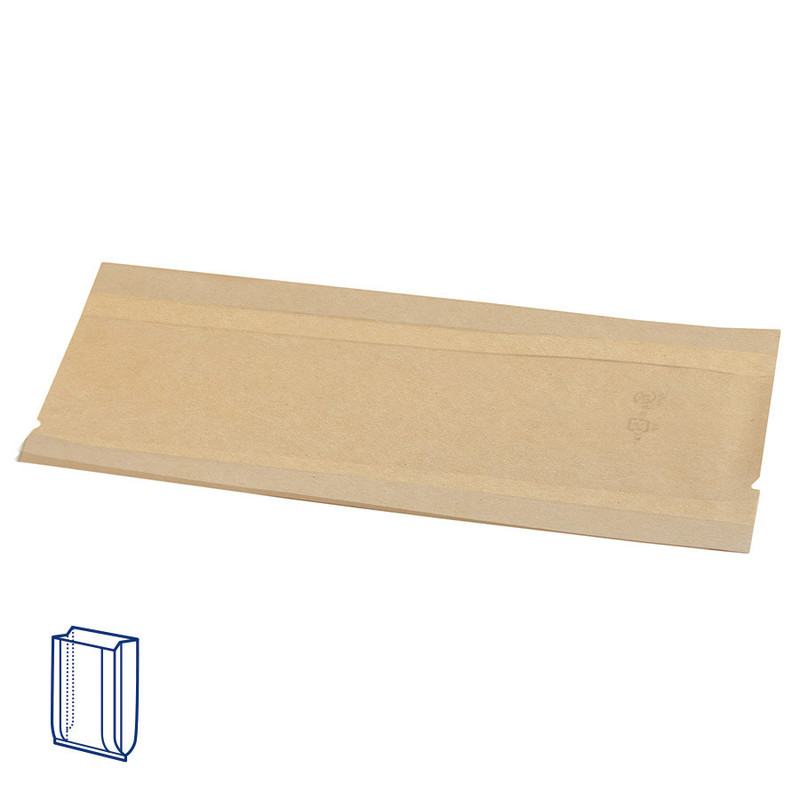 Vrečka DELIKATESNA z oknom + kraft robovi 16 x 11 + 5 x 21 cm (100/1) vrecke-za-ostale-jedi/176.05_IMG-01
