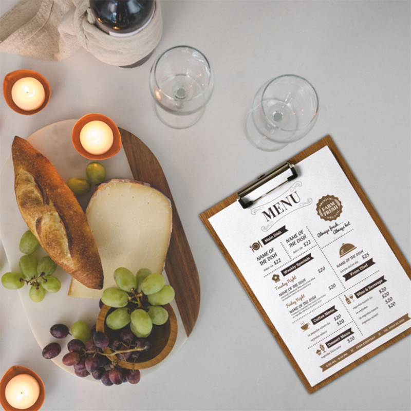 Podloga za papir z vpenjalna sponko 22,9 x 31,8 x 04 (1 kos)  vse-za-bar/223.49.IMG-04