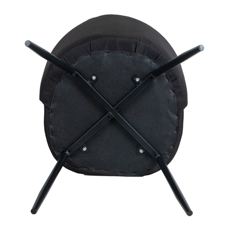 Oblazinjen stol SUPRA-TEK, ČRN  52 x 50 x 78 cm (4 kosi) vse-za-bar/270.66.IMG-04