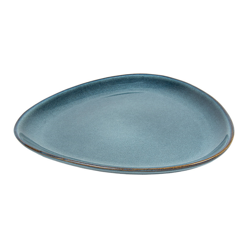 Krožnik Trikotni  "Akala" MODER - 27,5 x 25 x 2,5 cm (6 kosov) vse-za-bar/277.22-IMG-MAIN