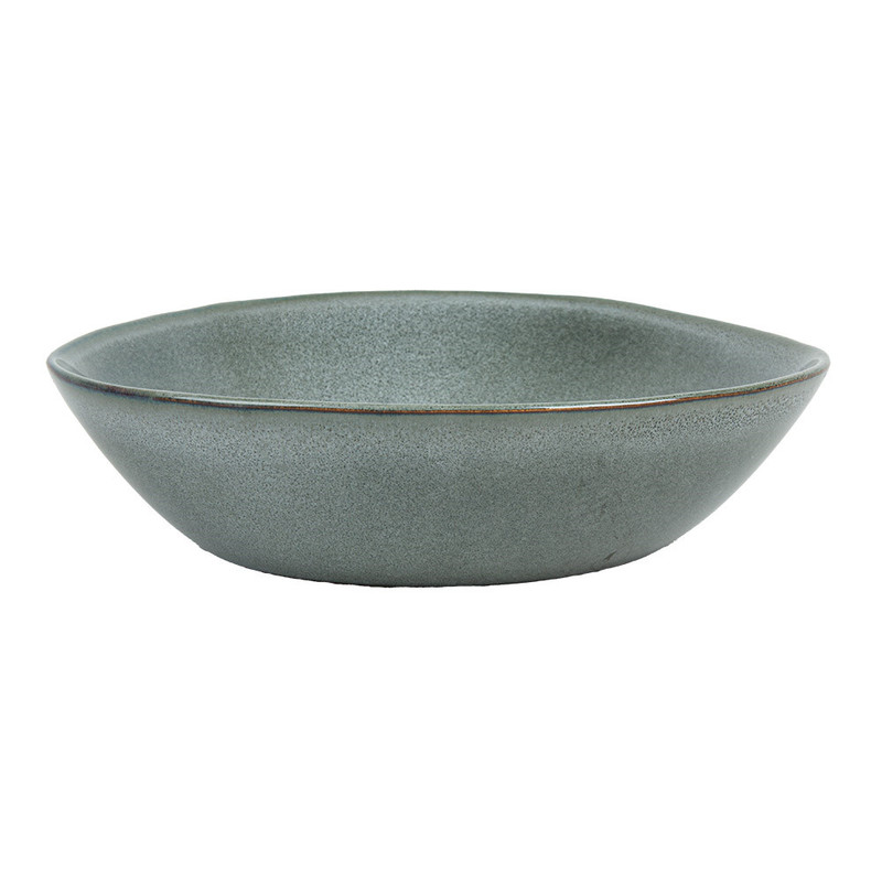 Skleda Trikotna Globoka "Akala" ZELENO/SIVA - 21,5 x 19,5 x 5 cm              (6 kosov) vse-za-bar/277.26-IMG-01