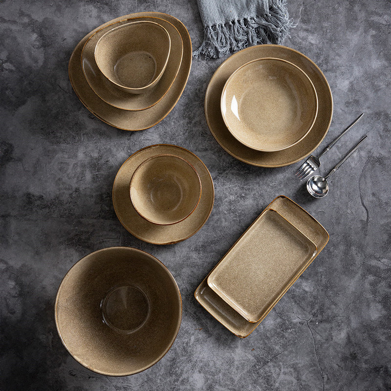 Skleda Trikotna Globoka "Akala" BEŽ - 21,5 x 19,5 x 5 cm (6 kosov) vse-za-bar/277.27-IMG-PLACEMENT